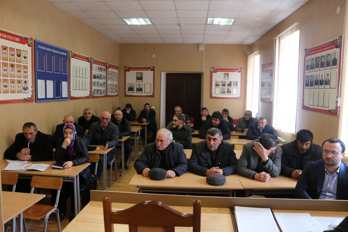 27 декабря 2018 года в селе Цуриб состоялась 20 сессия Собрания депутатов района